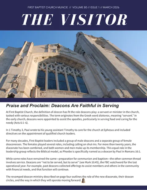 The Visitor, March 2026, cover